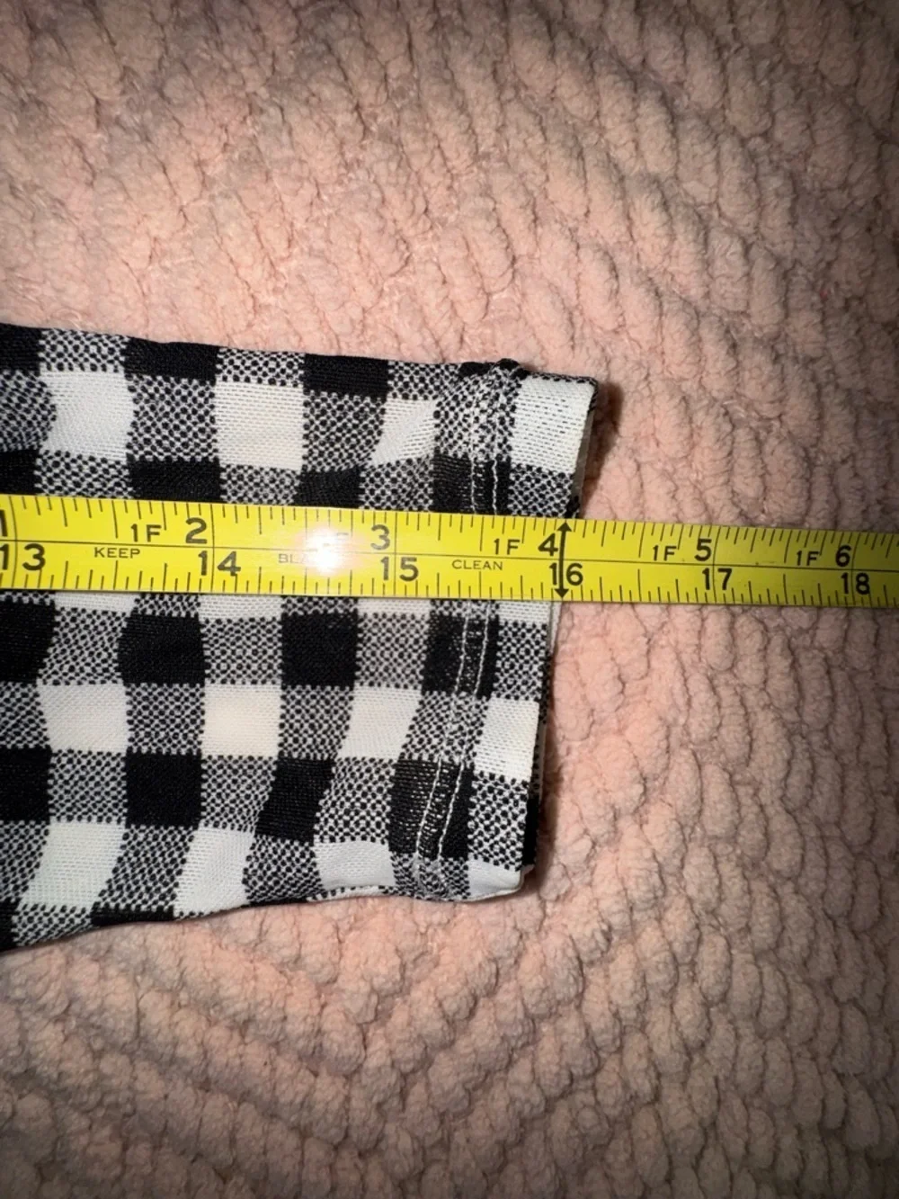 Free People Gather Gingham Puff Sleeve Top Black White XS Sheer Lined